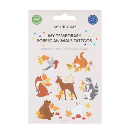 Waldtiere Tattoo - ECO friendly